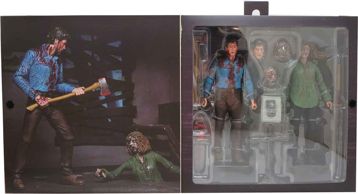 Evil Dead 7 Inch Action Figure Ultimate 2-Pack - Bloody Ash & Cheryl Williams