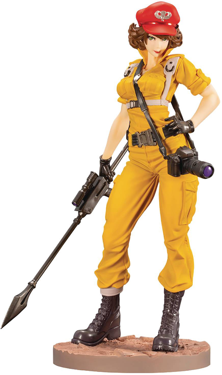 G.I. Joe 8 Inch Statue Figure Bishoujo - Lady Jaye Canary Ann Costume