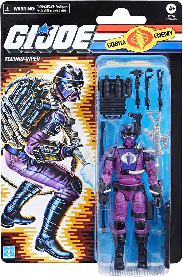 G.I. Joe Classified 6 Inch Action Figure Retro (2026 Wave 2) - Techno Viper