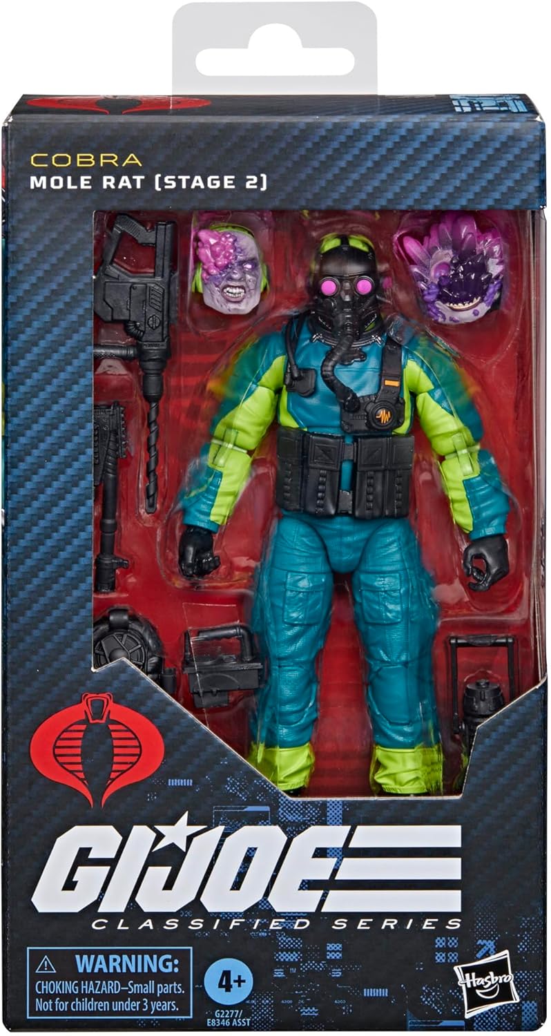 G.I. Joe Classified 6 Inch Action Figure Wave 24 - Mole Rat (Stage 2) #190