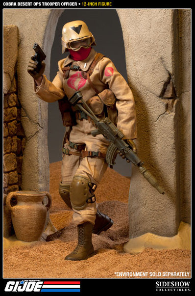 G.I. Joe 12 Inch Doll Figure - Desert Ops Trooper: Officer Sideshow Exclusive