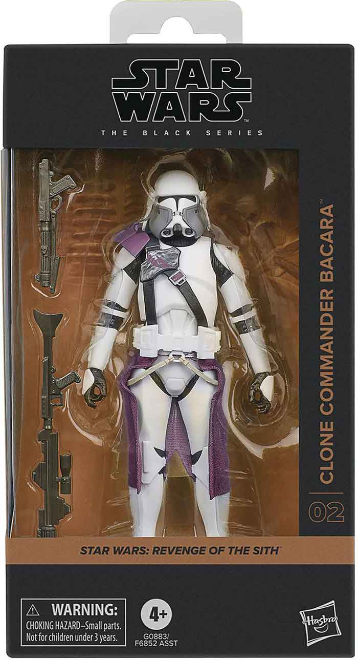 Star Wars The Black Series 6 Inch Action Figure (2025 Wave 1B) - Clone Commander Bacara #02