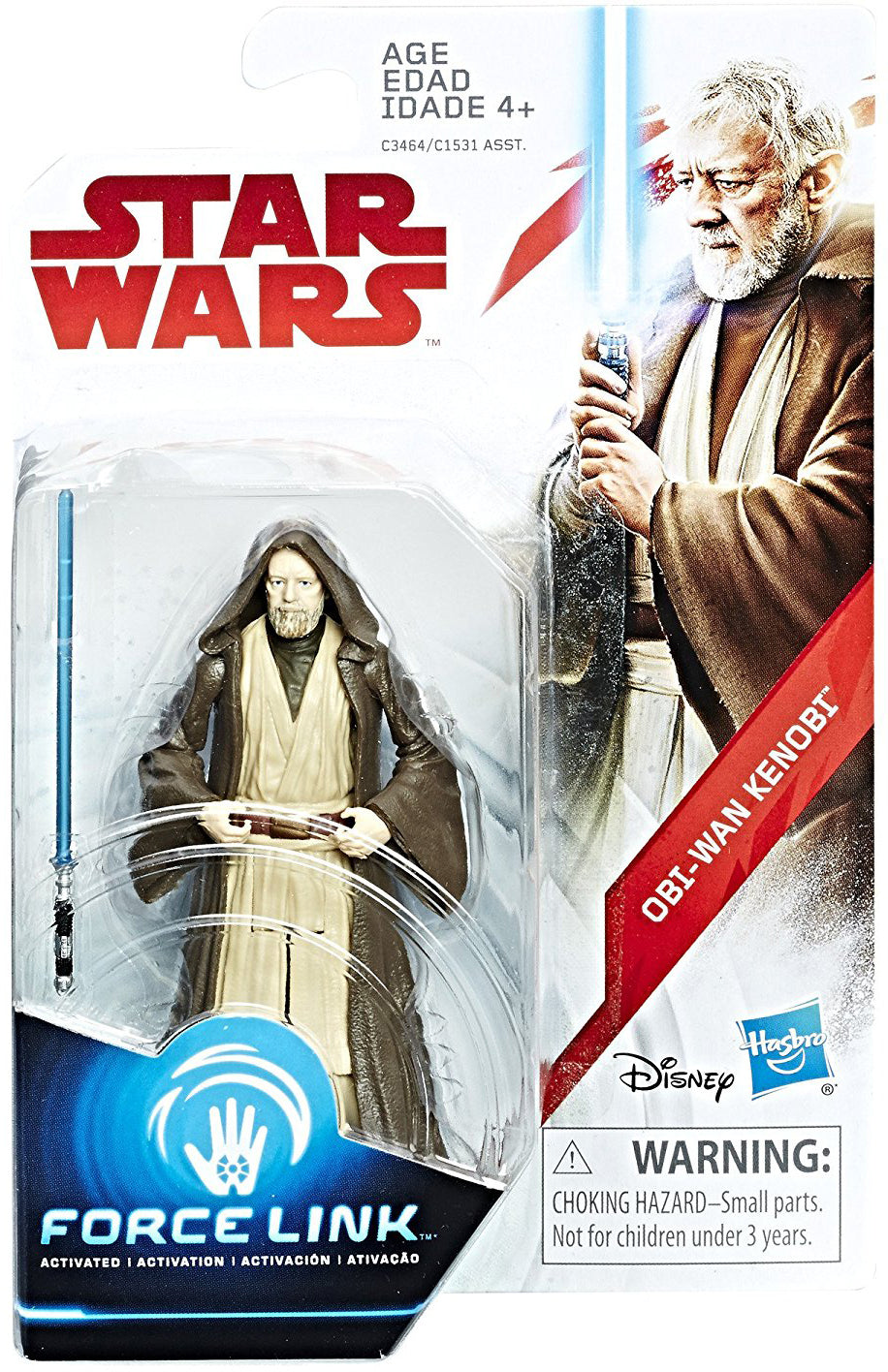 Star Wars The Last Jedi 3.75 Inch Action Figure (2017 Wave 1a Teal) - Obi-Wan Kenobi