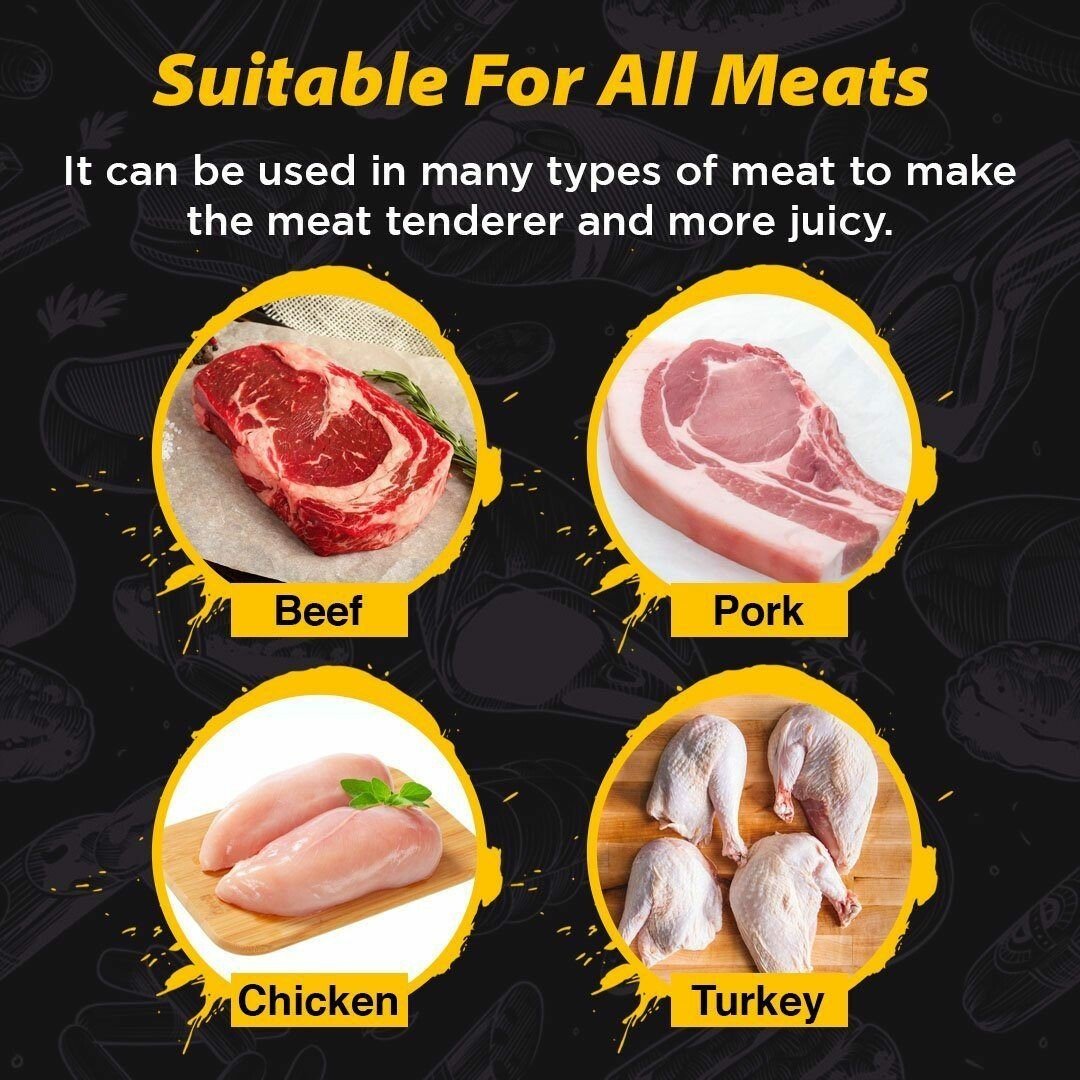 🥩Multi-Function Stainless Steel Quick Press Meat Tenderizer