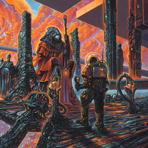 Cryptic Shift/Overspace & Supertime ("Cloudscape Orange" (Orange Red Marbled) Vinyl) [LP]
