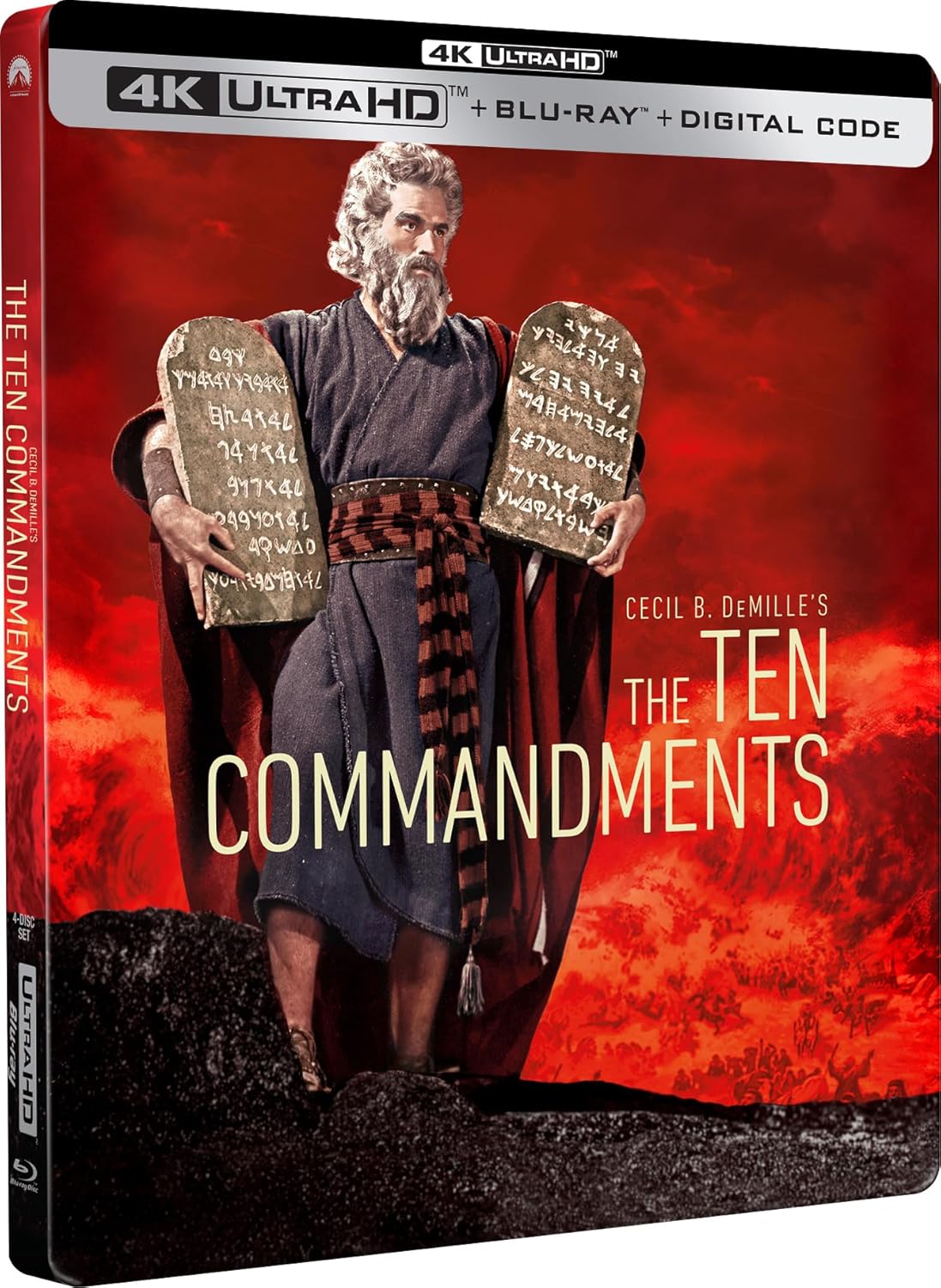The Ten Commandments - Limited Edition Steelbook (4K-UHD/BD) [BluRay]
