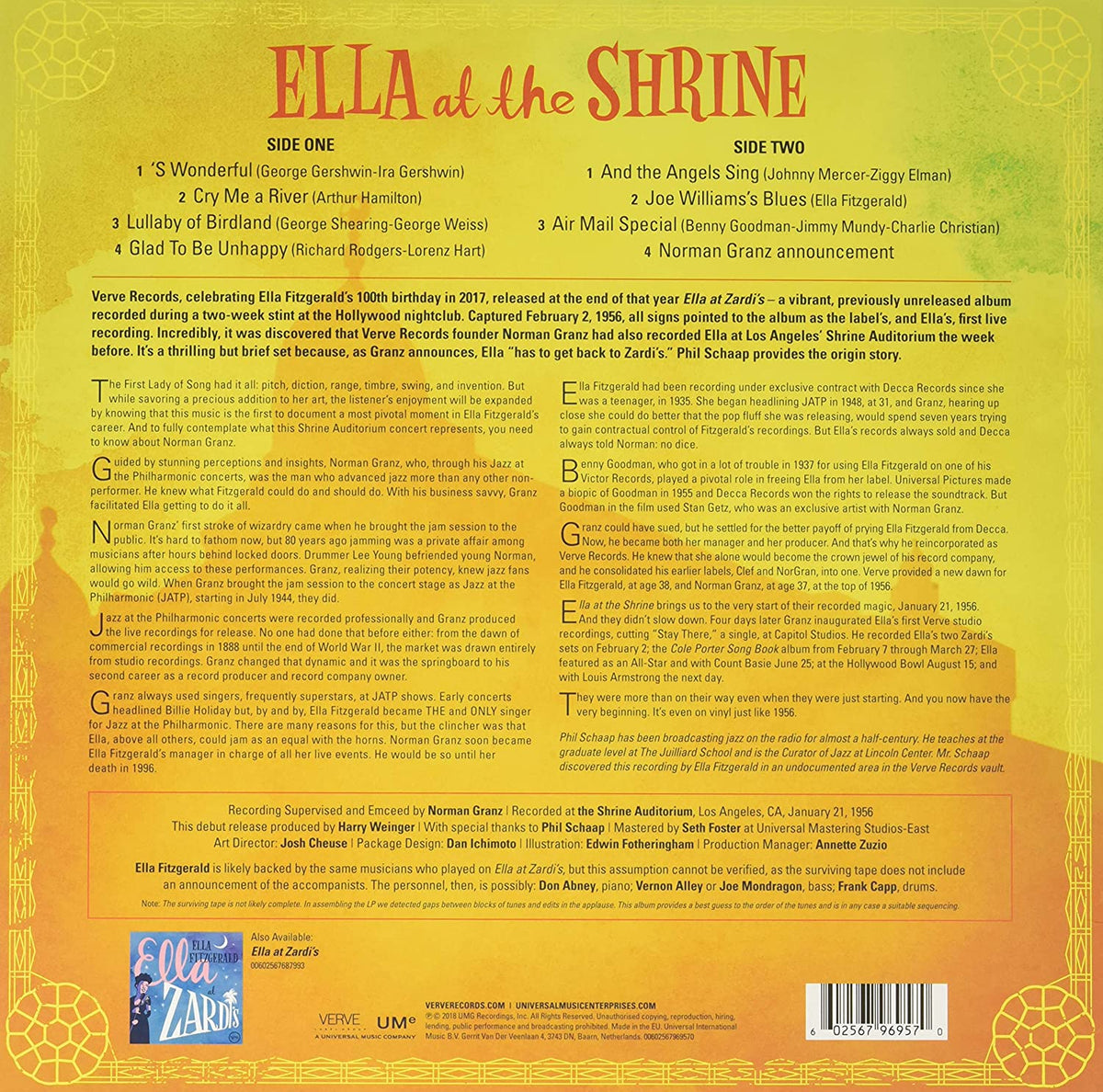 Fitzgerald, Ella/Ella At The Shrine [LP]