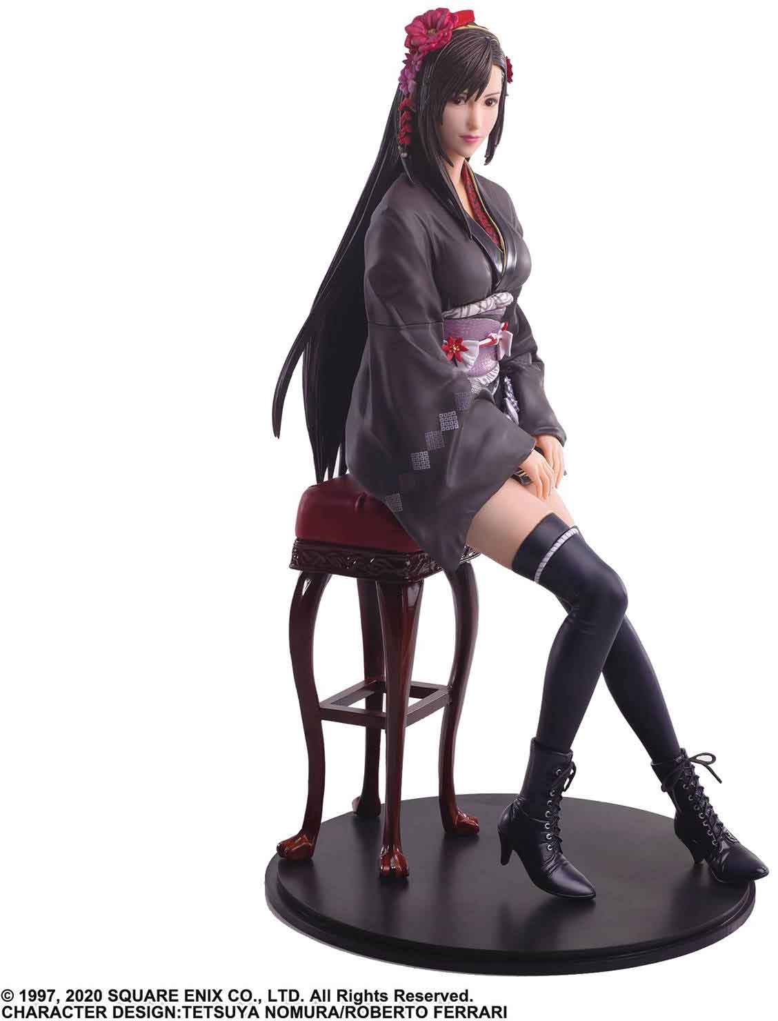 Final Fantasy FFVII Remake 8 Inch Statue Figure Static Arts - Tifa Lockhart Exotic Dress