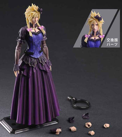 Final Fantasy VII Remake 10 Inch Action Figure Play Arts Kai - Cloud Strife Dress