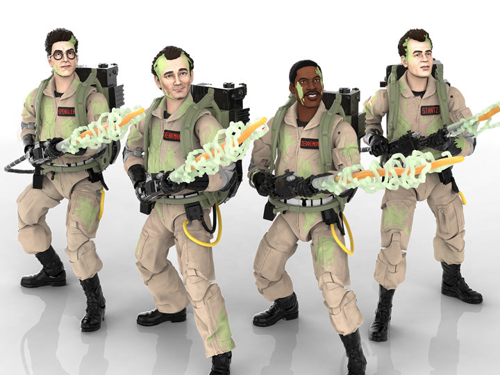 Ghostbusters 6 Inch Action Figure Plasma Series Wave 2 - Set of 4 (Glow-In-The-Dark) (Sub-Standard Packaging)