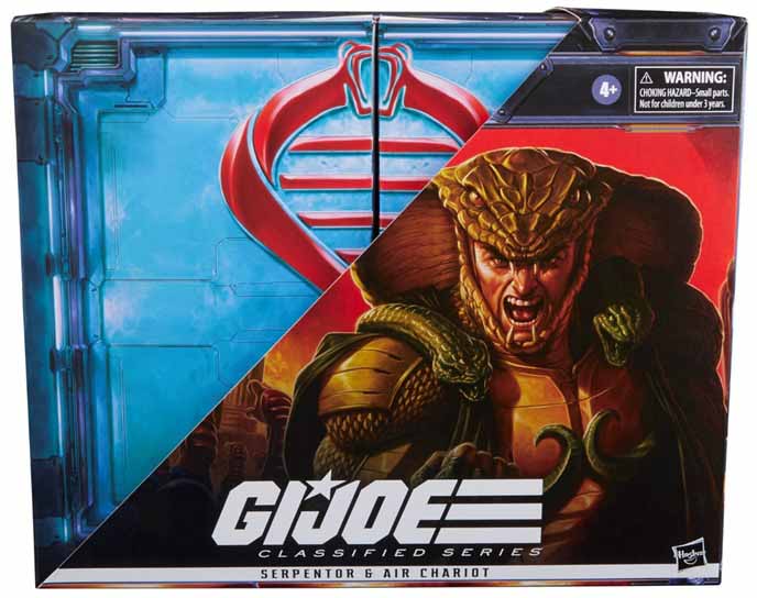 G.I. Joe Classified 6 Inch Action Figure Exclusive - Serpentor & Air Chariot