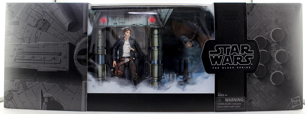 Star Wars The Black Series 6 Inch Action Figure Box Set - Han Solo Exogorth Escape Exclusive (Shelf Wear Packaging)