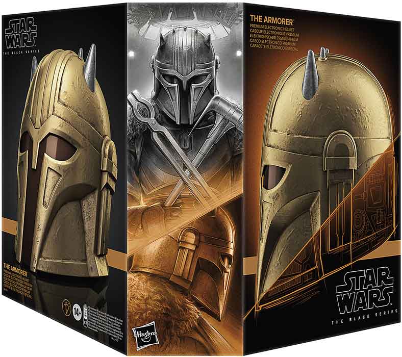 Star Wars The Black Series Life Size Prop Replica Electronic Helmet - The Armorer