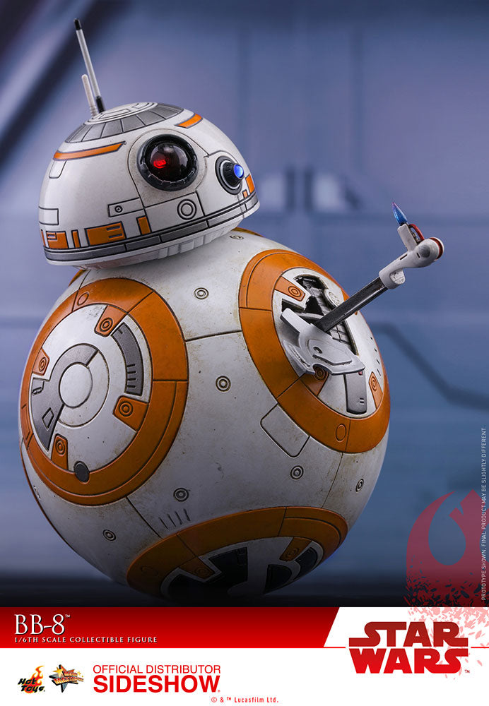 Star Wars The Last Jedi 4 Inch Action Figure Movie Masterpiece 1/6 Scale - BB-8 Hot Toys 903188